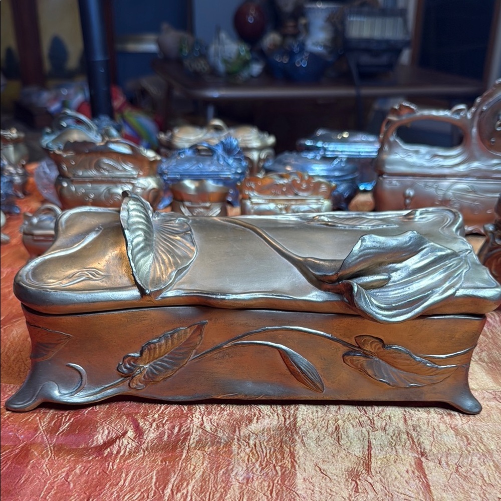 Vintage casket Box Vintage Jewelry #18